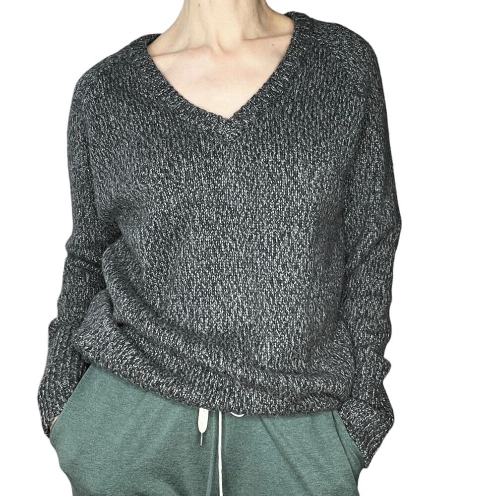 T Alexander Wang gray v‎ neck sweater small wool alpaca small